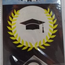 Banderines para evento de graduación negro 2