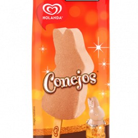 Paleta hielo conejos